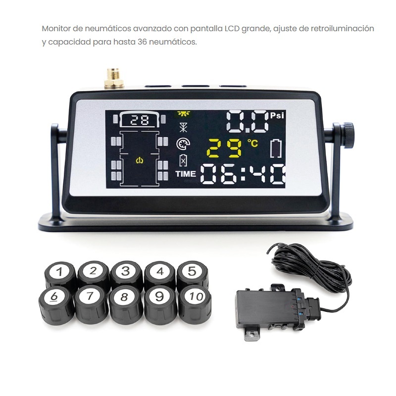 Sistema TPMS Tire Pressure Monitoring System